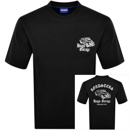 Product Image for HUGO Blue Natopu T Shirt Black