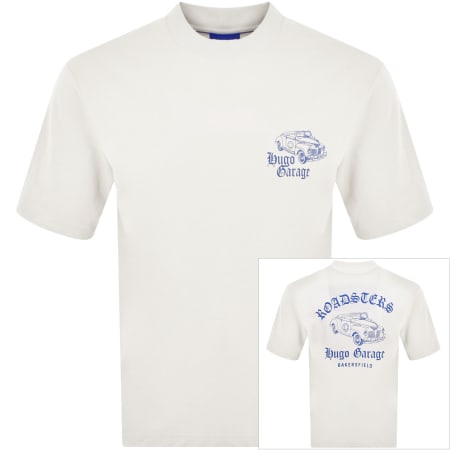 Product Image for HUGO Blue Natopu T Shirt Cream