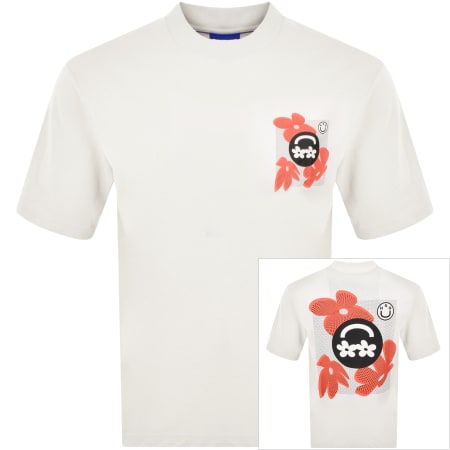 Product Image for HUGO Blue Nufloro T Shirt Cream