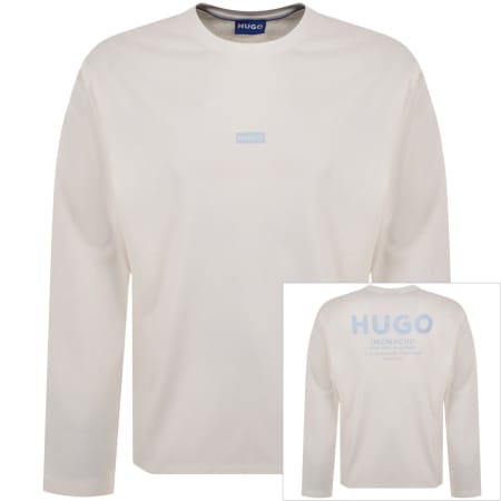 Product Image for HUGO Blue Naviu Sweatshirt White