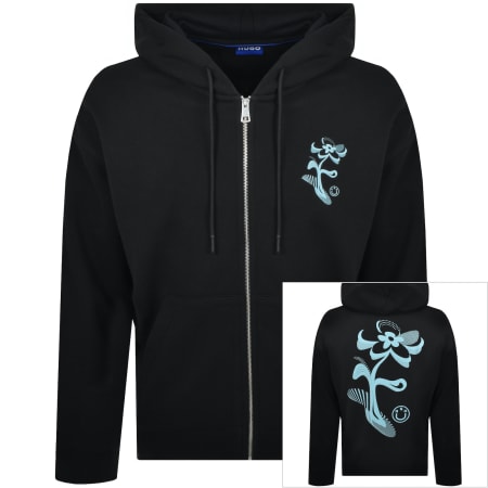 Product Image for HUGO Blue Nugohood Hoodie Black