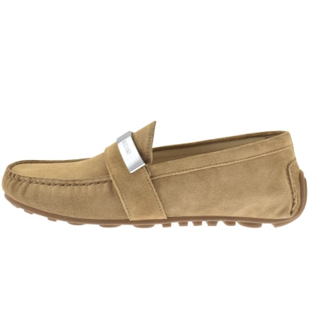 Product Image for Moschino Suede Driver Shoes Beige