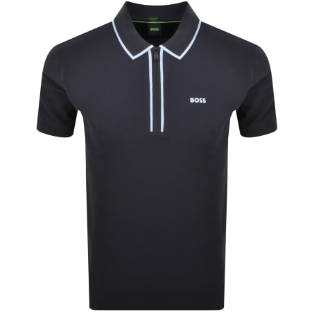 Product Image for BOSS Philix Tape Polo T Shirt Navy