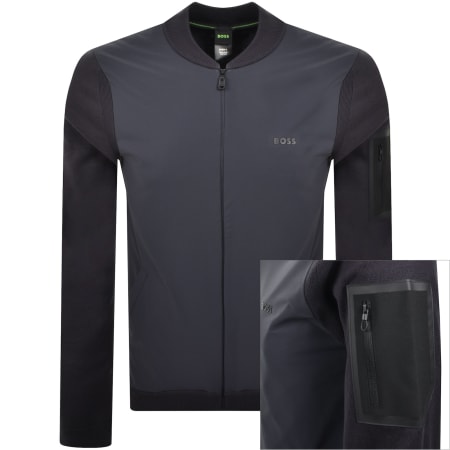 Product Image for BOSS K Ever X HY Full Zip Sweatshirt Navy