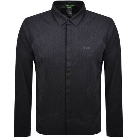 Product Image for BOSS B Excurse Long Sleeve Shirt Navy