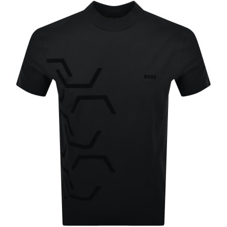 Product Image for BOSS Tock Hexaquilt T Shirt Black