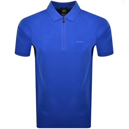 Product Image for BOSS Philix DropNeedle Polo T Shirt Blue