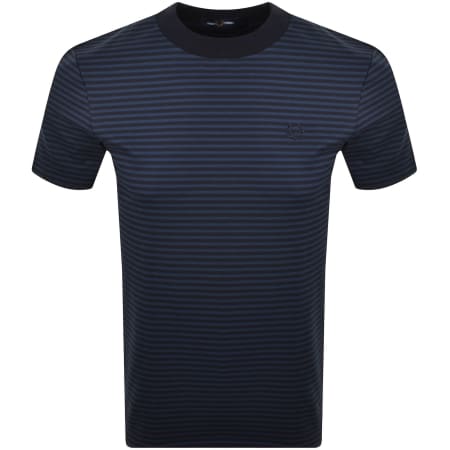 Product Image for Fred Perry Fine Stripe T Shirt Navy