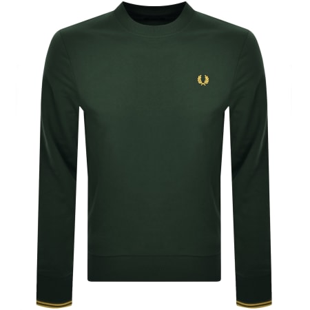 Product Image for Fred Perry Crew Neck Sweatshirt Green