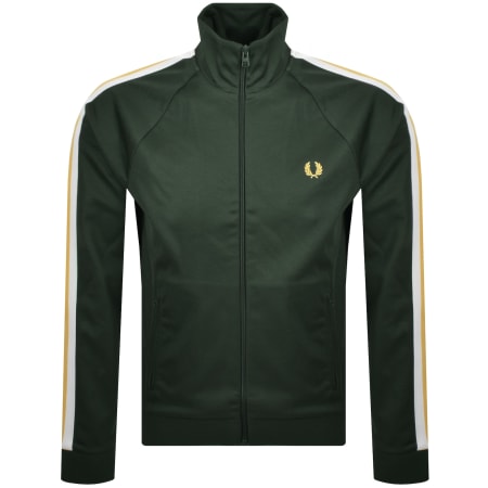 Product Image for Fred Perry Two Colour Tape Track Jacket Green