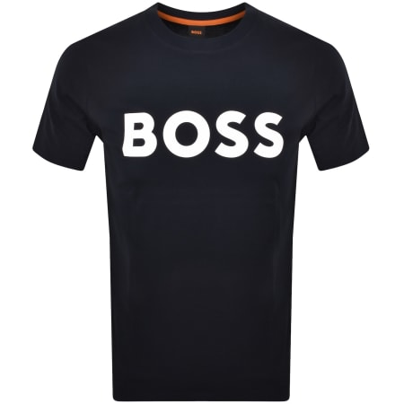 Product Image for BOSS Thinking 1 Logo T Shirt Blue