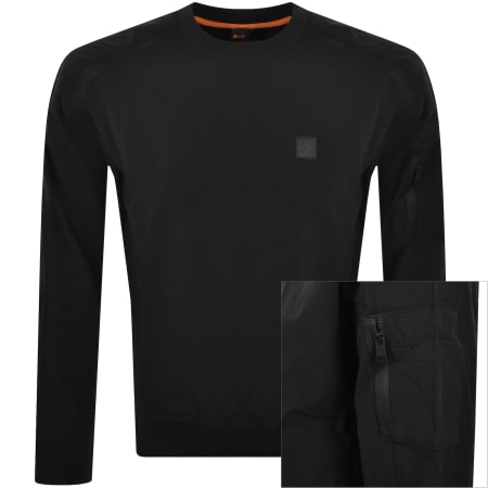 Product Image for BOSS Nylon Sweatshirt Black