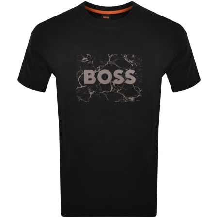 Product Image for BOSS Te Logospace T Shirt Black