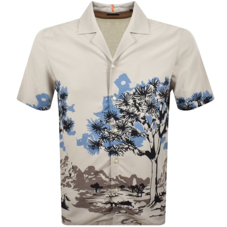 Product Image for BOSS Rayer M Short Sleeved Shirt Beige