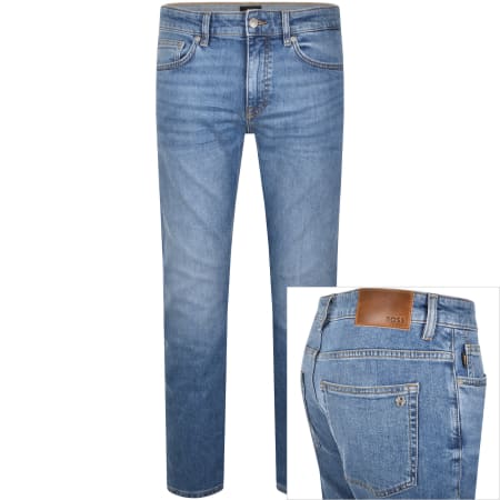 Product Image for BOSS Delaware Slim Fit Jeans Mid Wash Blue