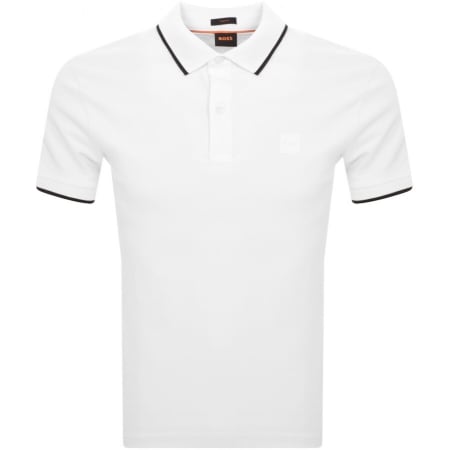 Product Image for BOSS Passertip Polo T Shirt White