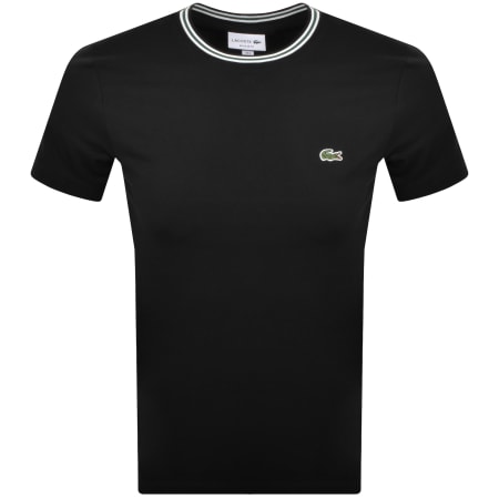 Product Image for Lacoste Crew Neck T Shirt Black