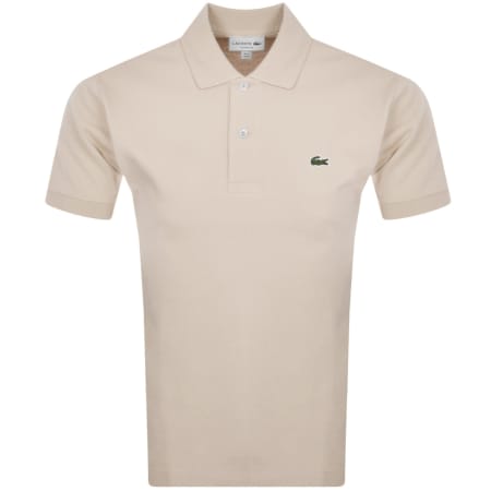 Product Image for Lacoste Short Sleeved Polo T Shirt Cream