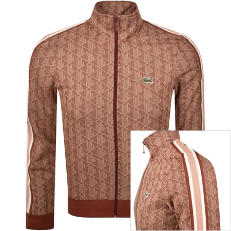 Product Image for Lacoste Full Zip Sweatshirt Brown