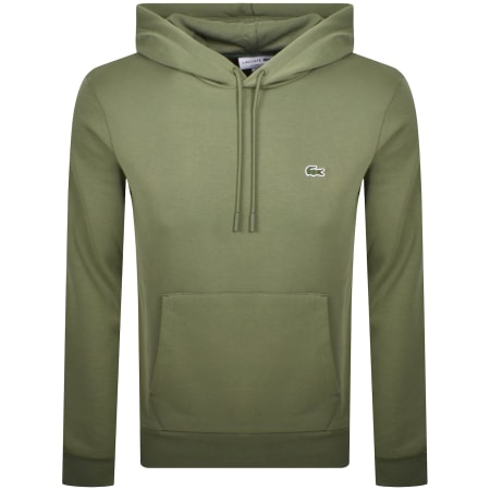 Product Image for Lacoste Logo Pullover Hoodie Green