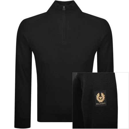 Product Image for Belstaff Guide Quarter Zip Jumper Black