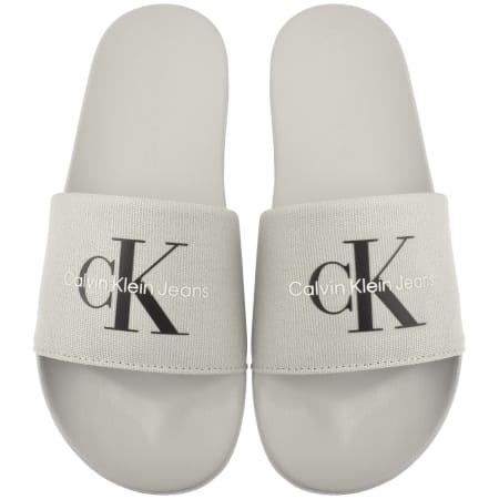 Product Image for Calvin Klein Jeans Monogram CV Sliders Grey