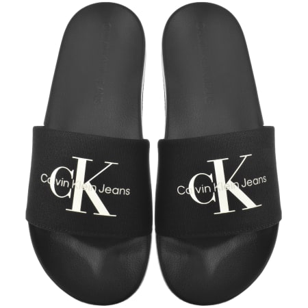 Product Image for Calvin Klein Jeans Monogram CV Sliders Black