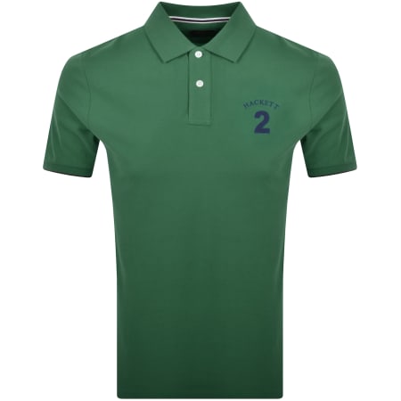 Product Image for Hackett Heritage Number Polo T Shirt Green