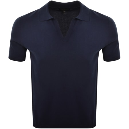 Product Image for Belstaff Coast Knitted Polo T Shirt Navy