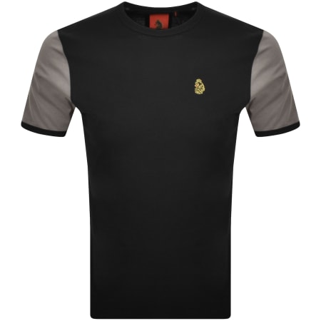 Product Image for Luke 1977 Ringer Contrast T Shirt Black