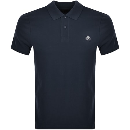 Product Image for Moose Knuckles Everett Polo T Shirt Navy