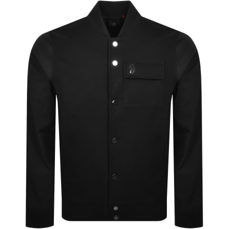 Product Image for Luke 1977 Chief Felt Badge Bomber Jacket Black