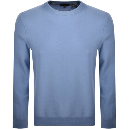 Product Image for Ted Baker Jamals Herringbone Sweatshirt Blue