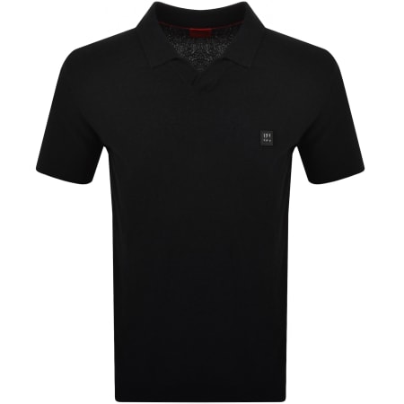 Product Image for HUGO Shiplom Knit Polo Black