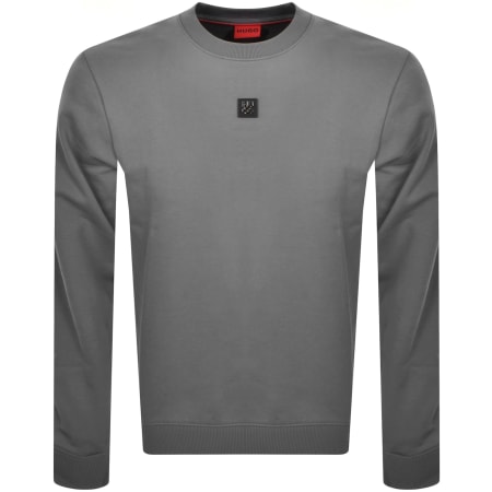 Product Image for HUGO Dettil Relaxed Fit Sweatshirt Grey