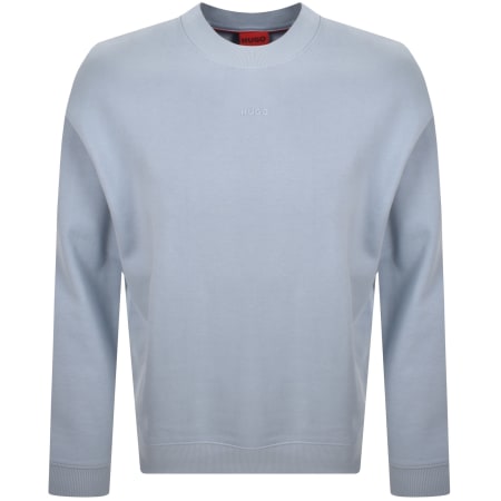 Recommended Product Image for HUGO Dapocrew Regular Fit Sweatshirt Blue