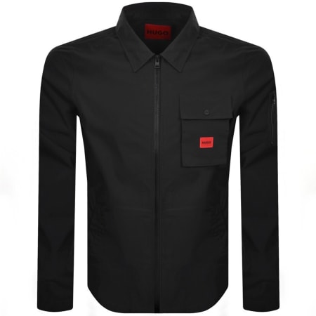 Product Image for HUGO Emmond Overshirt Jacket Black