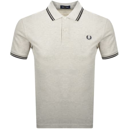 Product Image for Fred Perry Twin Tipped Polo Porridge Marl