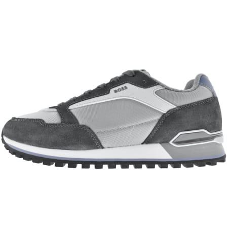 Product Image for BOSS Parkour L Runner Trainers Grey