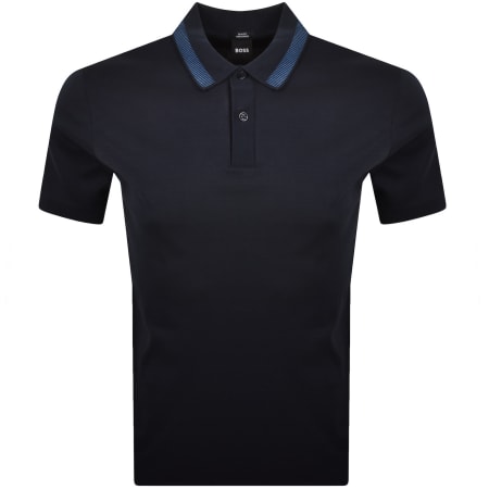 Product Image for BOSS H Phillipson Slim Fit Polo T Shirt Navy