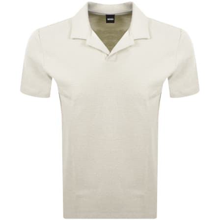 Product Image for BOSS C Pye 11 Terrycloth Polo Cream
