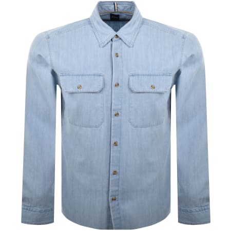 Product Image for BOSS H Liam Denim Shirt Light Blue