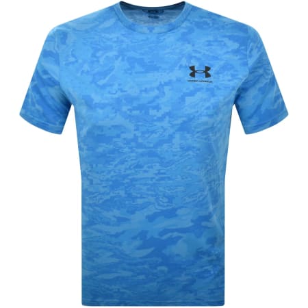 Product Image for Under Armour Camo Short Sleeve T Shirt Blue
