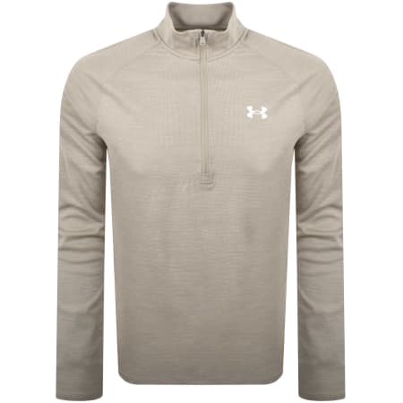 Product Image for Under Armour Tech Half Zip Sweatshirt Beige