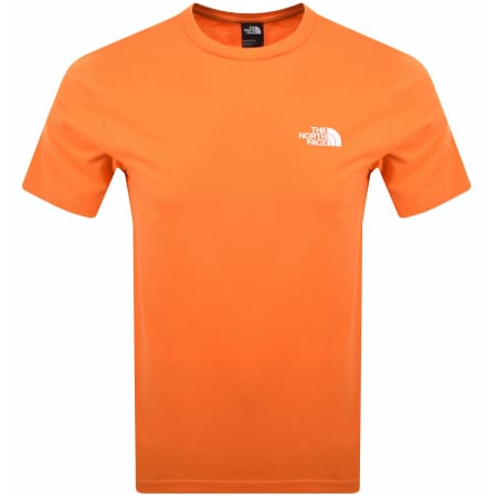 Product Image for The North Face Simple Dome T Shirt Orange