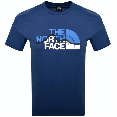 Product Image for The North Face Mountain Line T Shirt Blue