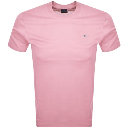 Product Image for Paul And Shark Logo T Shirt Pink