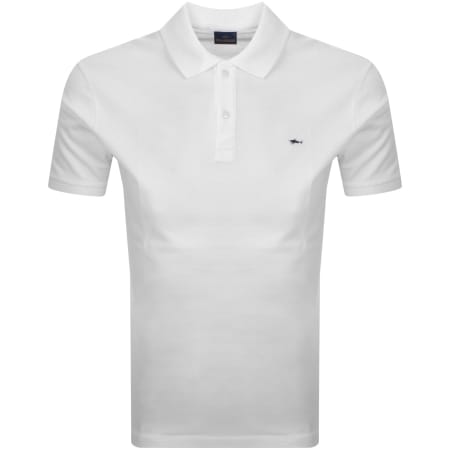 Product Image for Paul And Shark Logo Polo T Shirt White