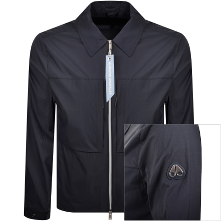 Product Image for Moose Knuckles Waverly Overshirt Navy