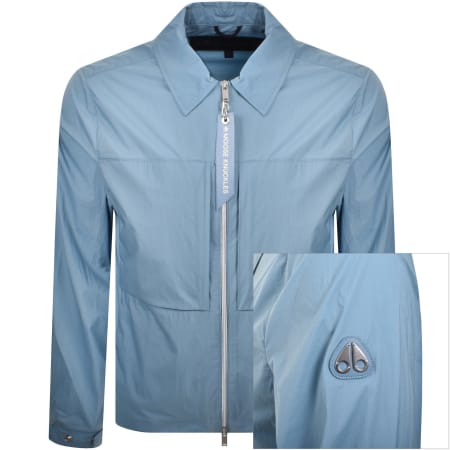 Product Image for Moose Knuckles Waverly Overshirt Sea Blue